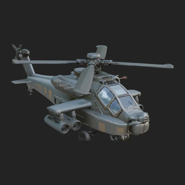 Attack Helicopter Model Design 15
