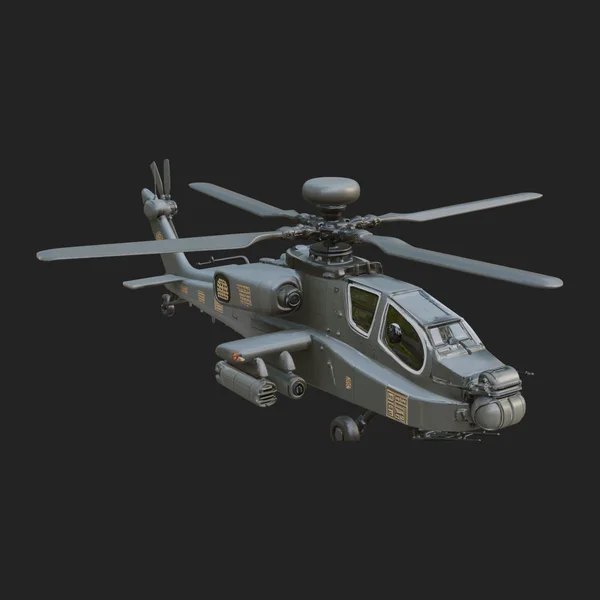 Attack Helicopter Model Design 5
