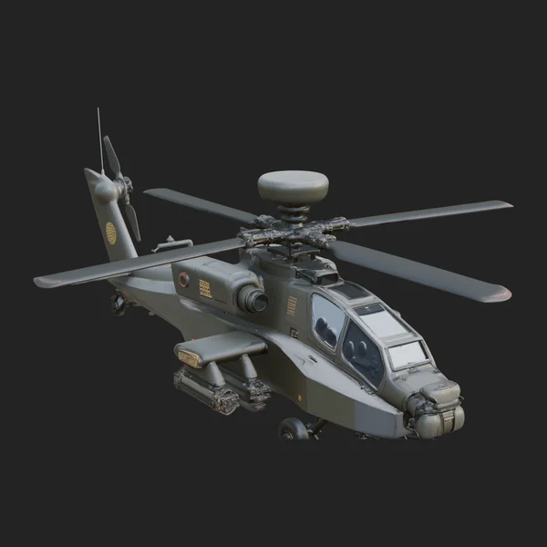 Attack Helicopter Model Design 6