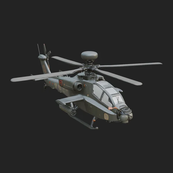 Attack Helicopter Model Design 7