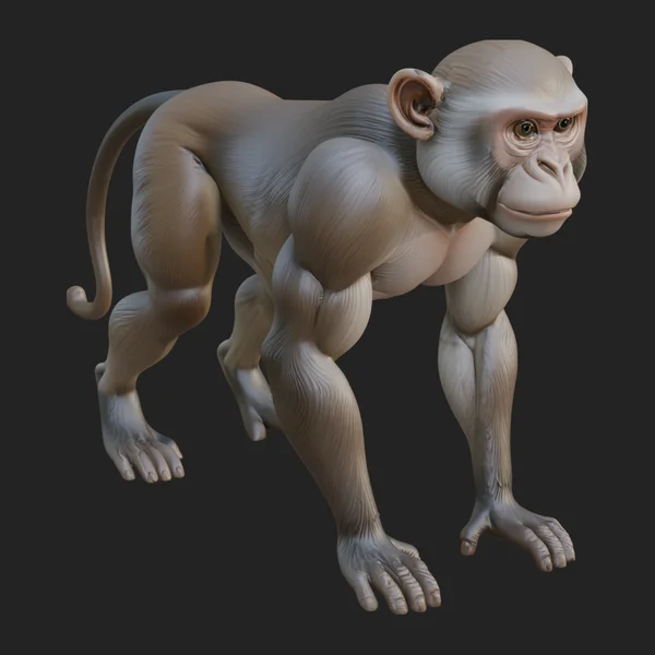 Baboon Statue Design 4