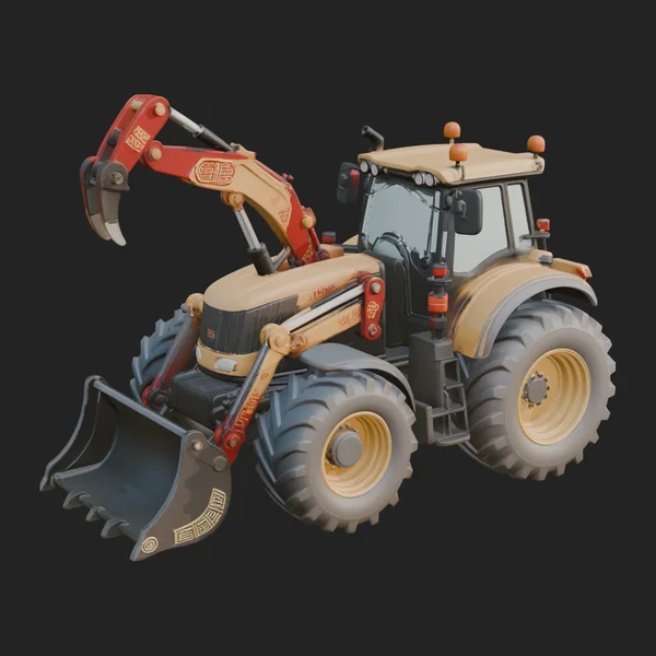 Backhoe Loader Model Design 1