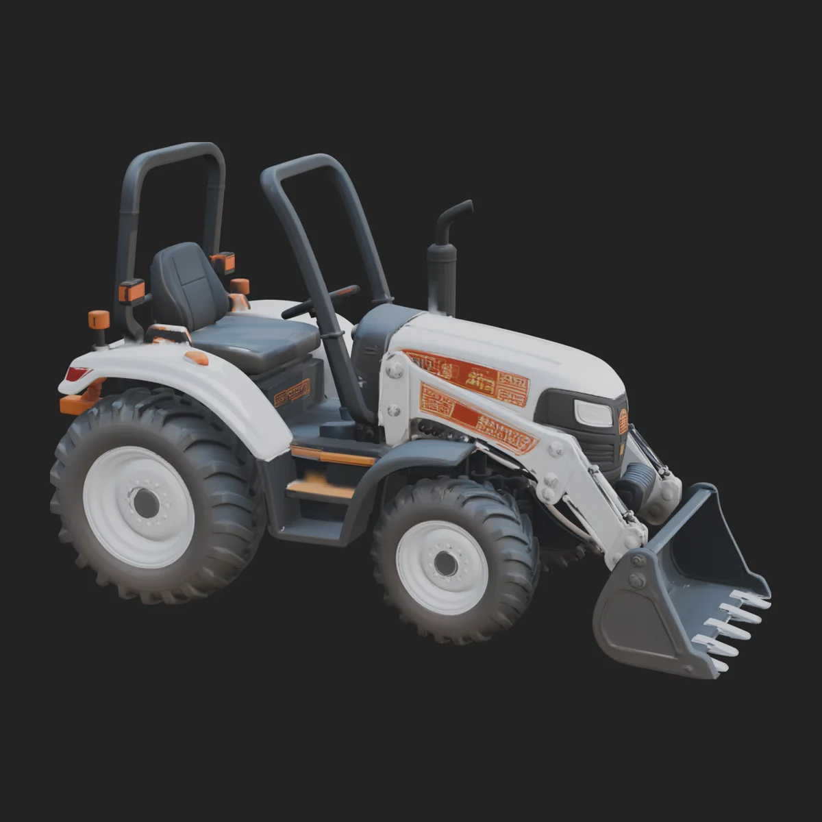 Backhoe Loader Model Design 2