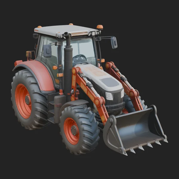 Backhoe Loader Model Design 6