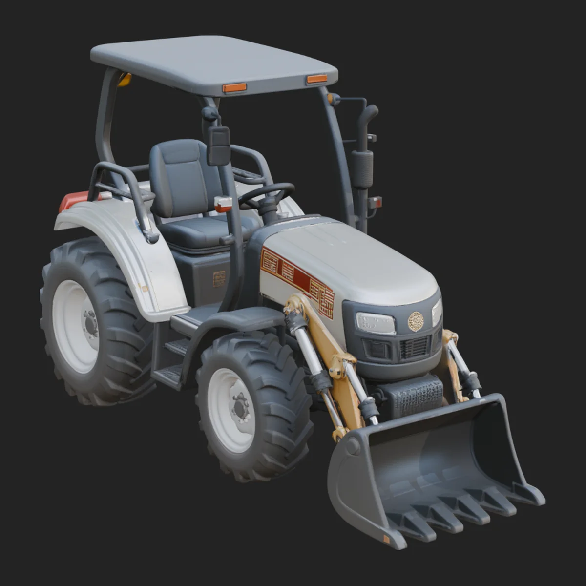 Backhoe Loader Model Design 7