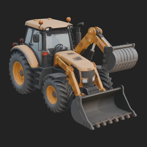 Backhoe Loader Model Design 8