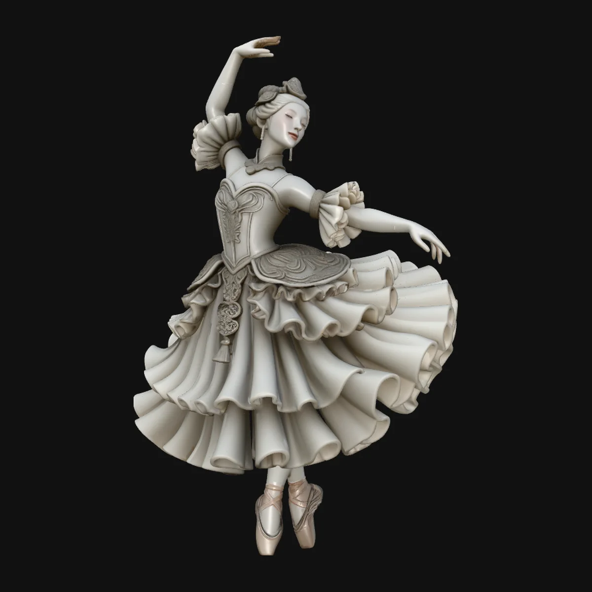 Ballerina Dancer Statue Design 1