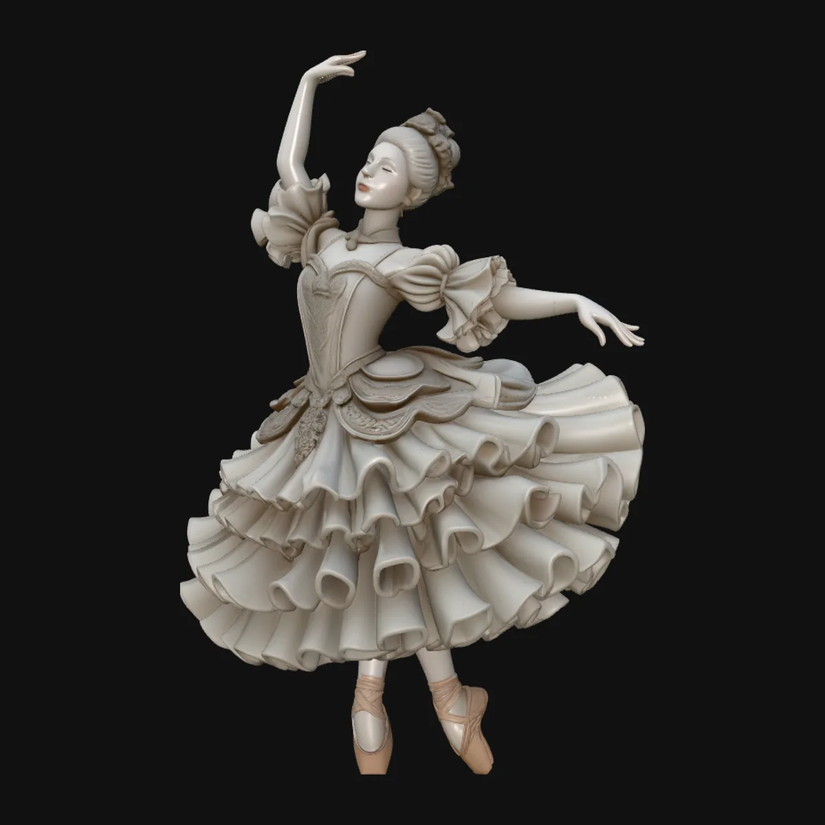 Ballerina Dancer Statue Design 4
