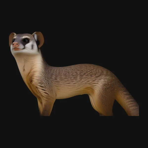 Banded Mongoose Statue Design 4