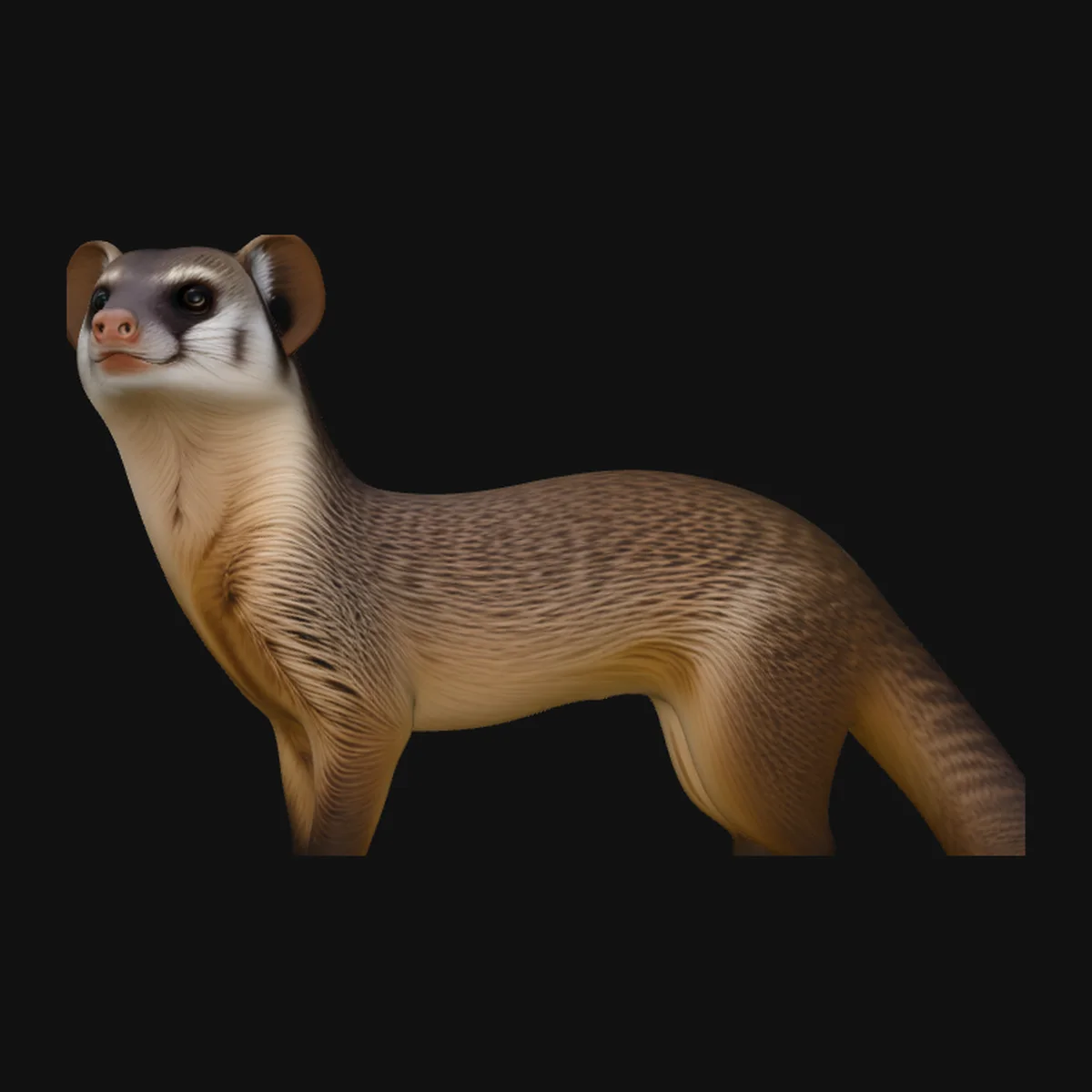 Banded Mongoose Statue Design 4