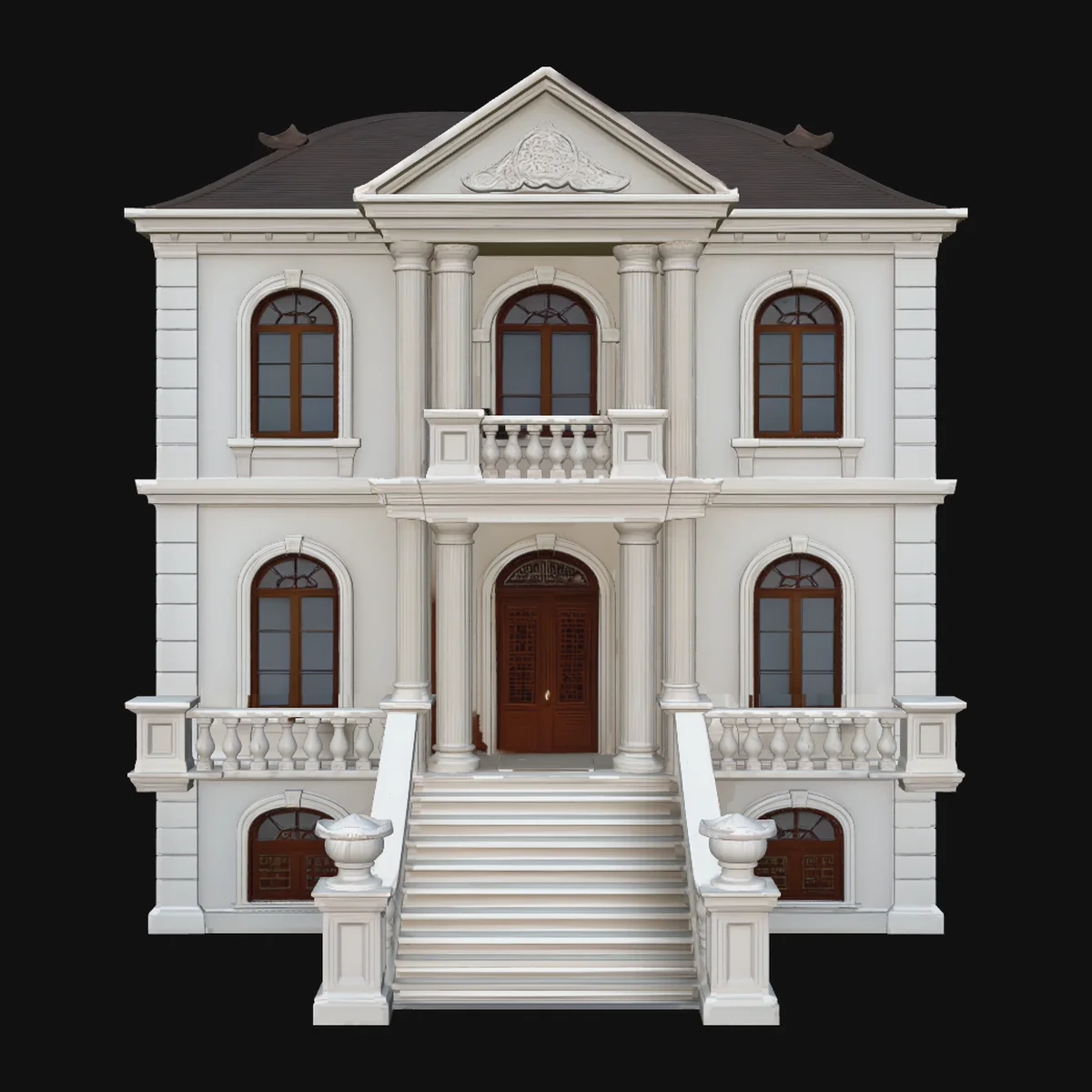 Baroque Mansion Model Design 6