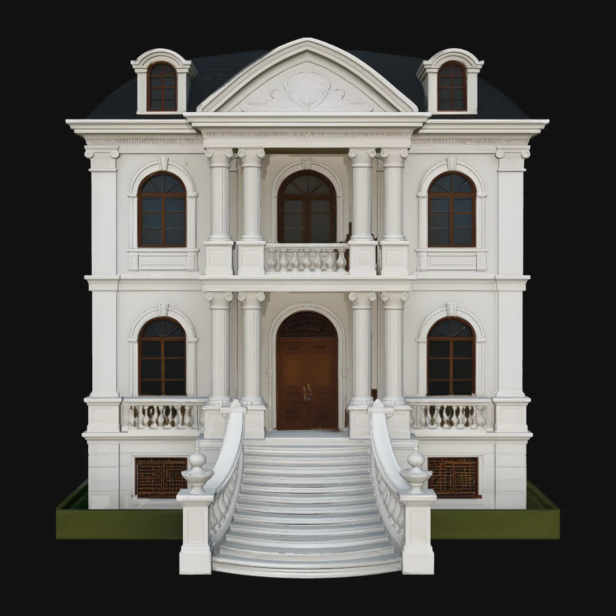 Baroque Mansion Model Design 7
