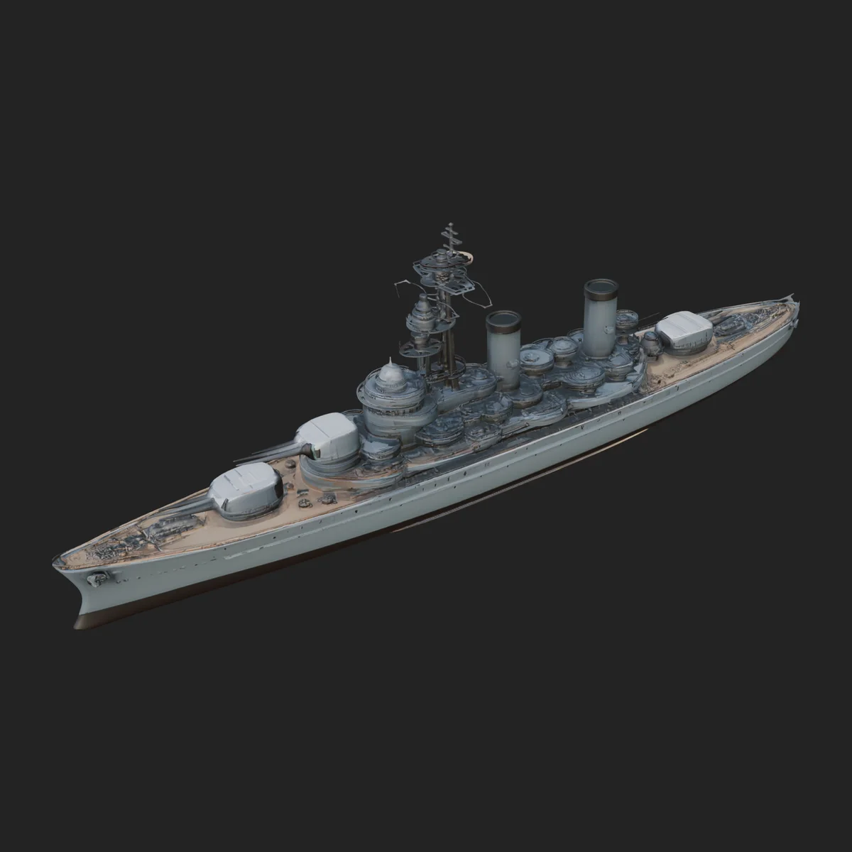 Battleship Model Design 1