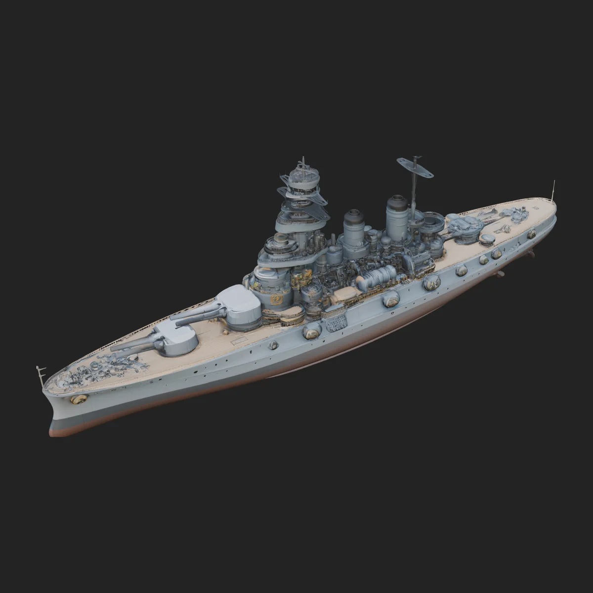Battleship Model Design 10
