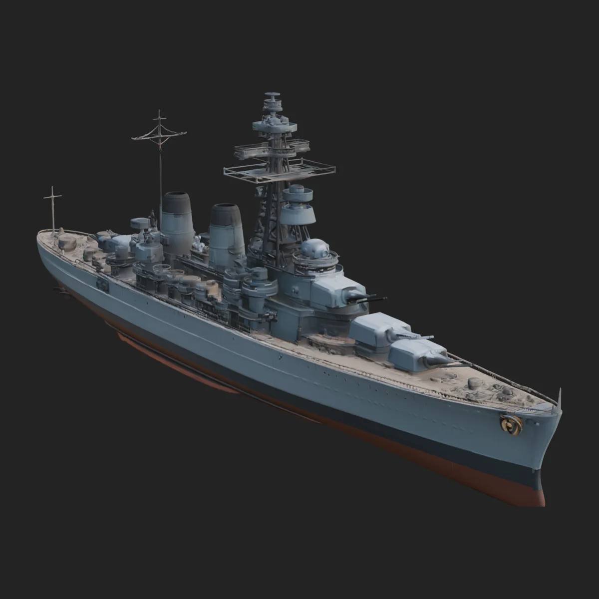Battleship Model Design 11