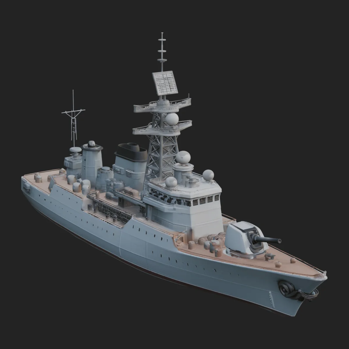 Battleship Model Design 12