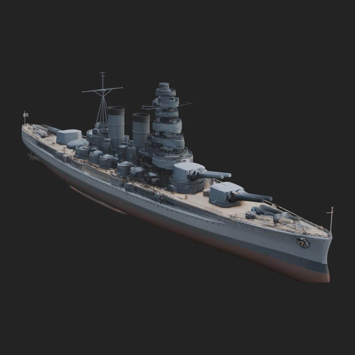 Battleship Model Design 13