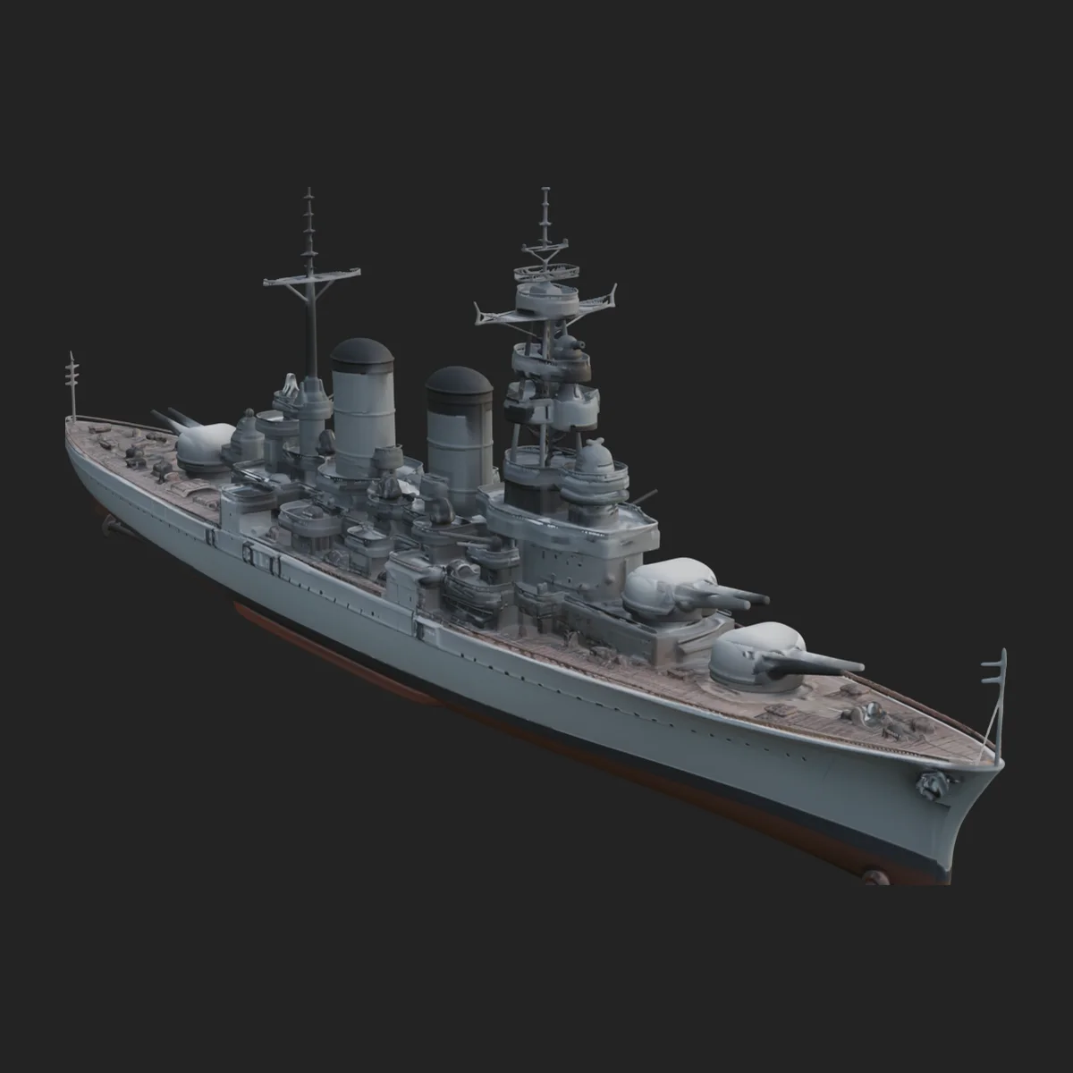 Battleship Model Design 16