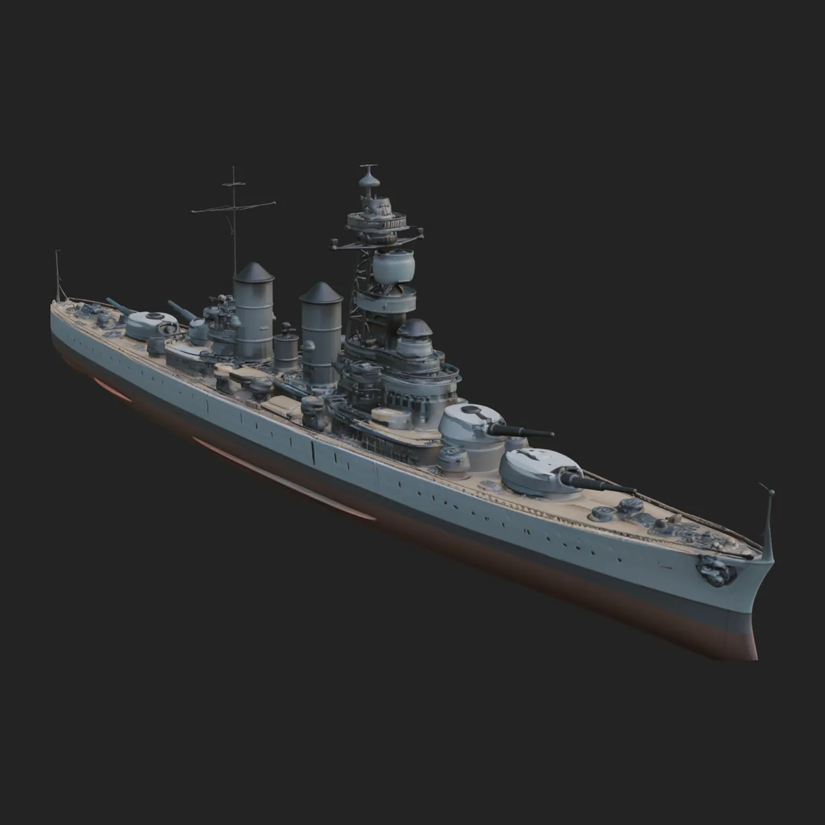 Battleship Model Design 7