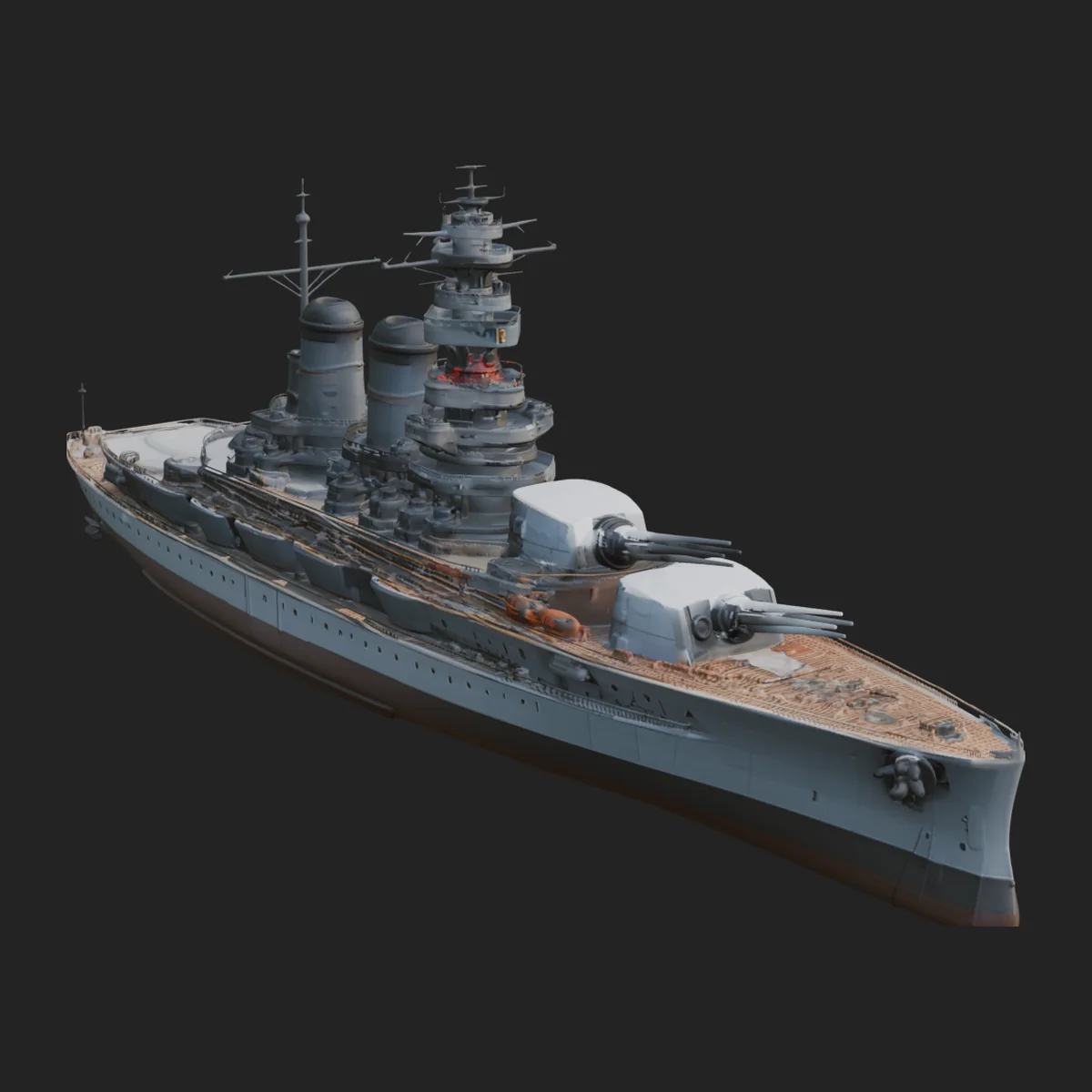 Battleship Model Design 9