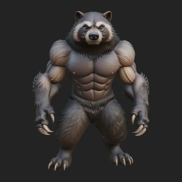Beast Warrior Statue Design 1