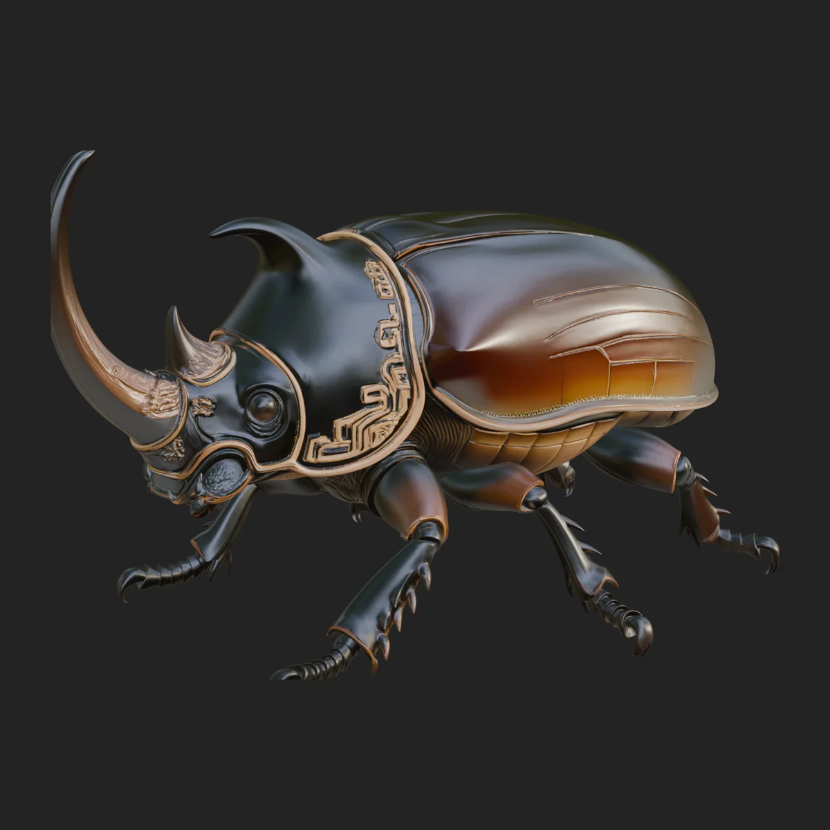 Beetle Statue Design 3