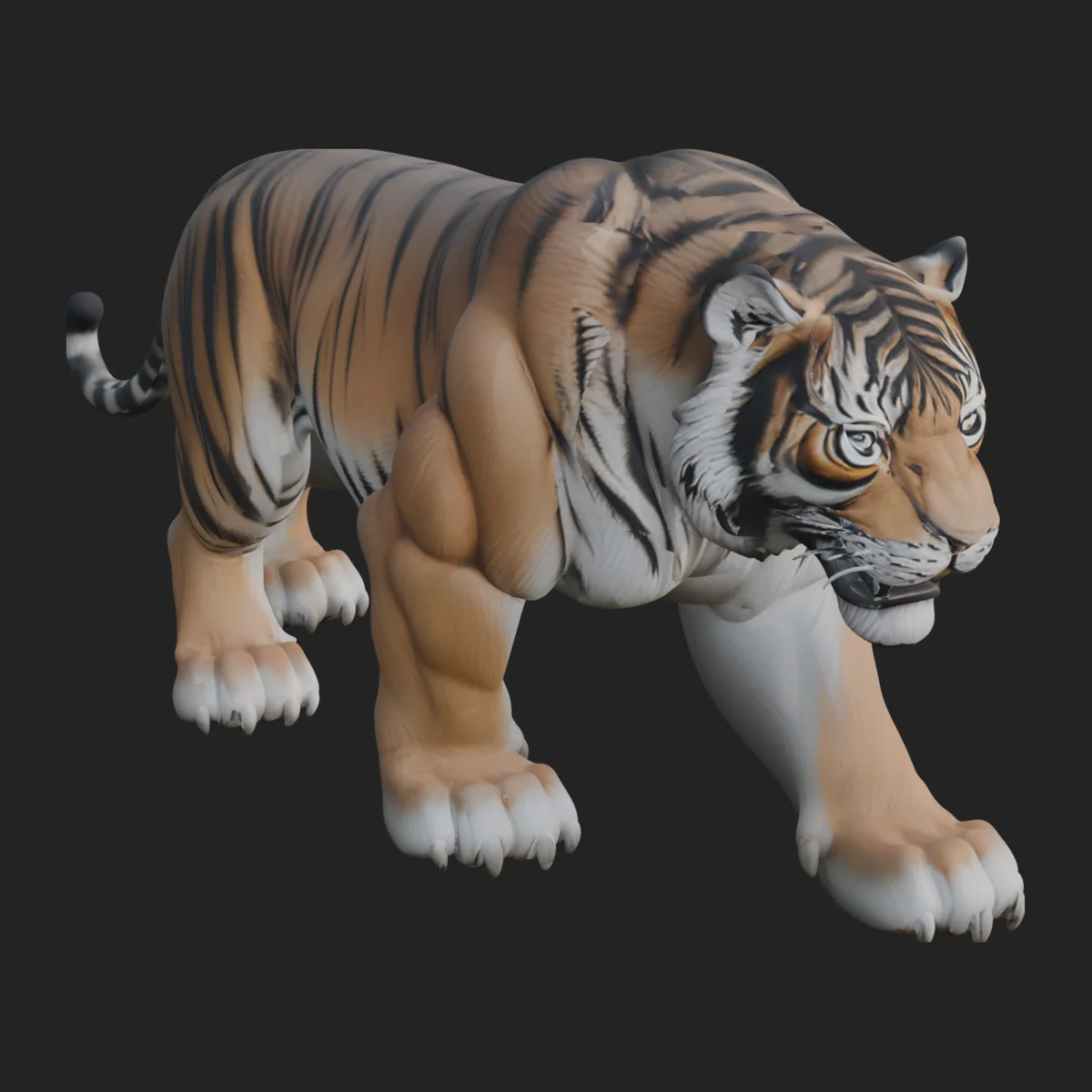 Bengal Tiger Statue Design 1