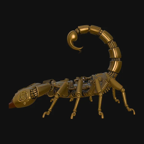 Brass Clockwork Scorpion Statue Design 2