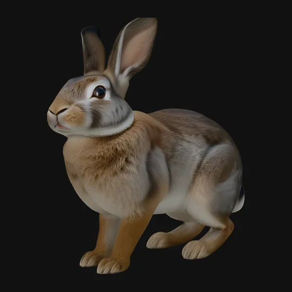 Brown Hare Statue Design 2