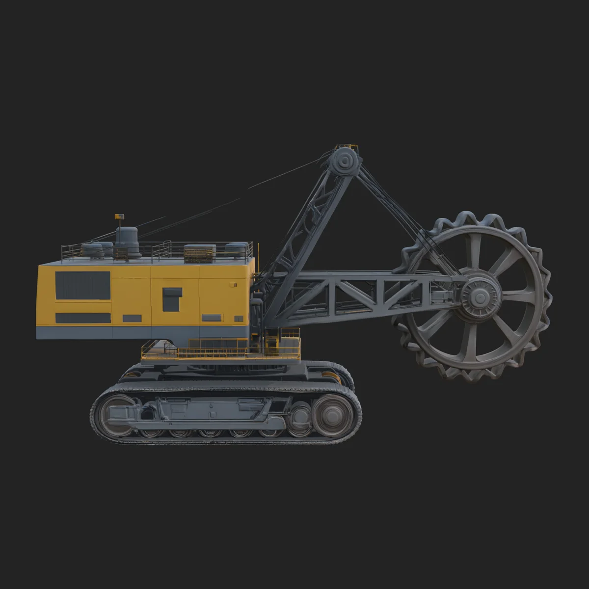Bucket Wheel Excavator Model Design 2
