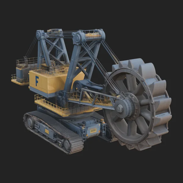 Bucket Wheel Excavator Model Design 3