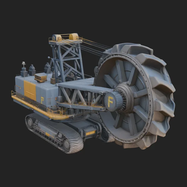 Bucket Wheel Excavator Model Design 4