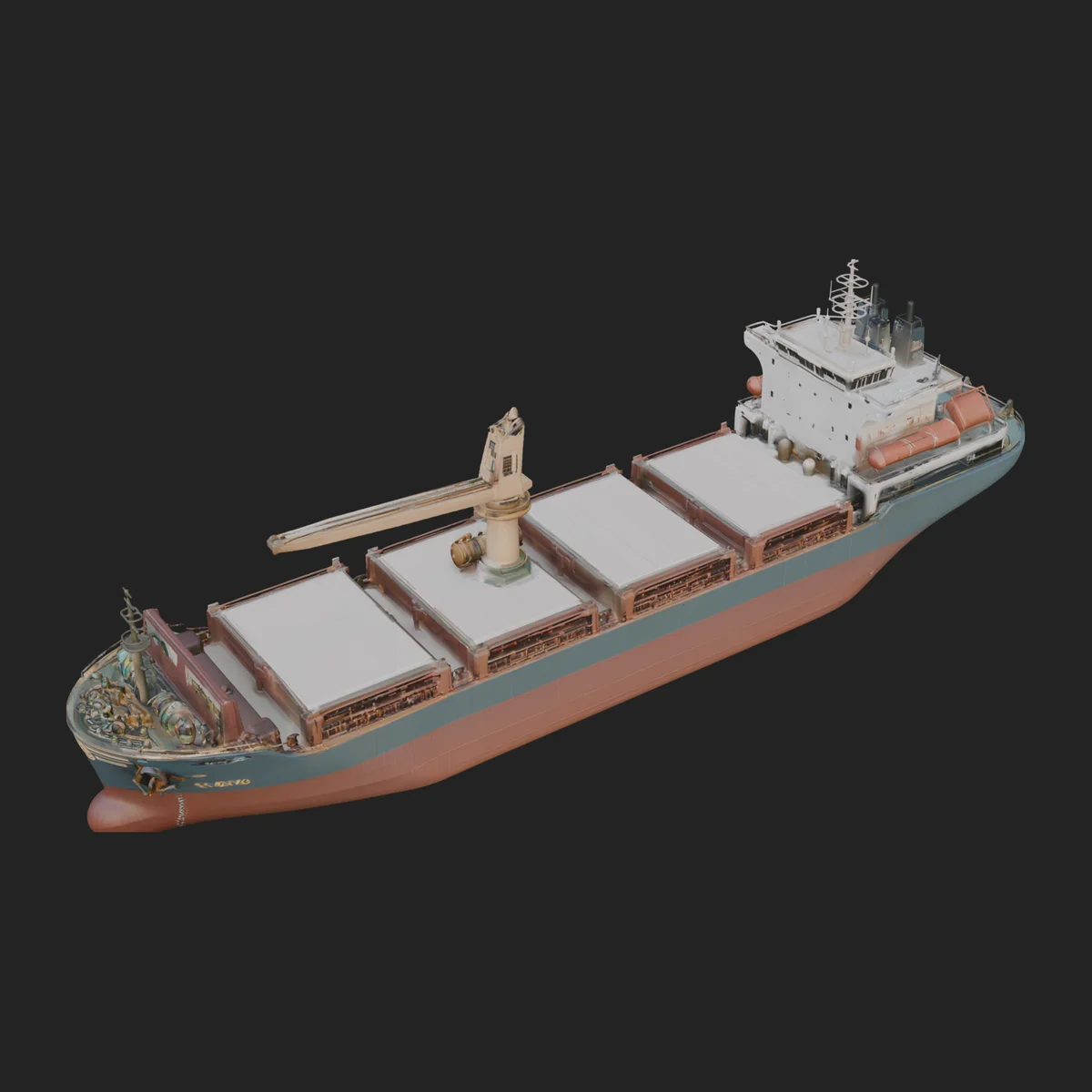 Bulk Carrier Ship Model Design 10