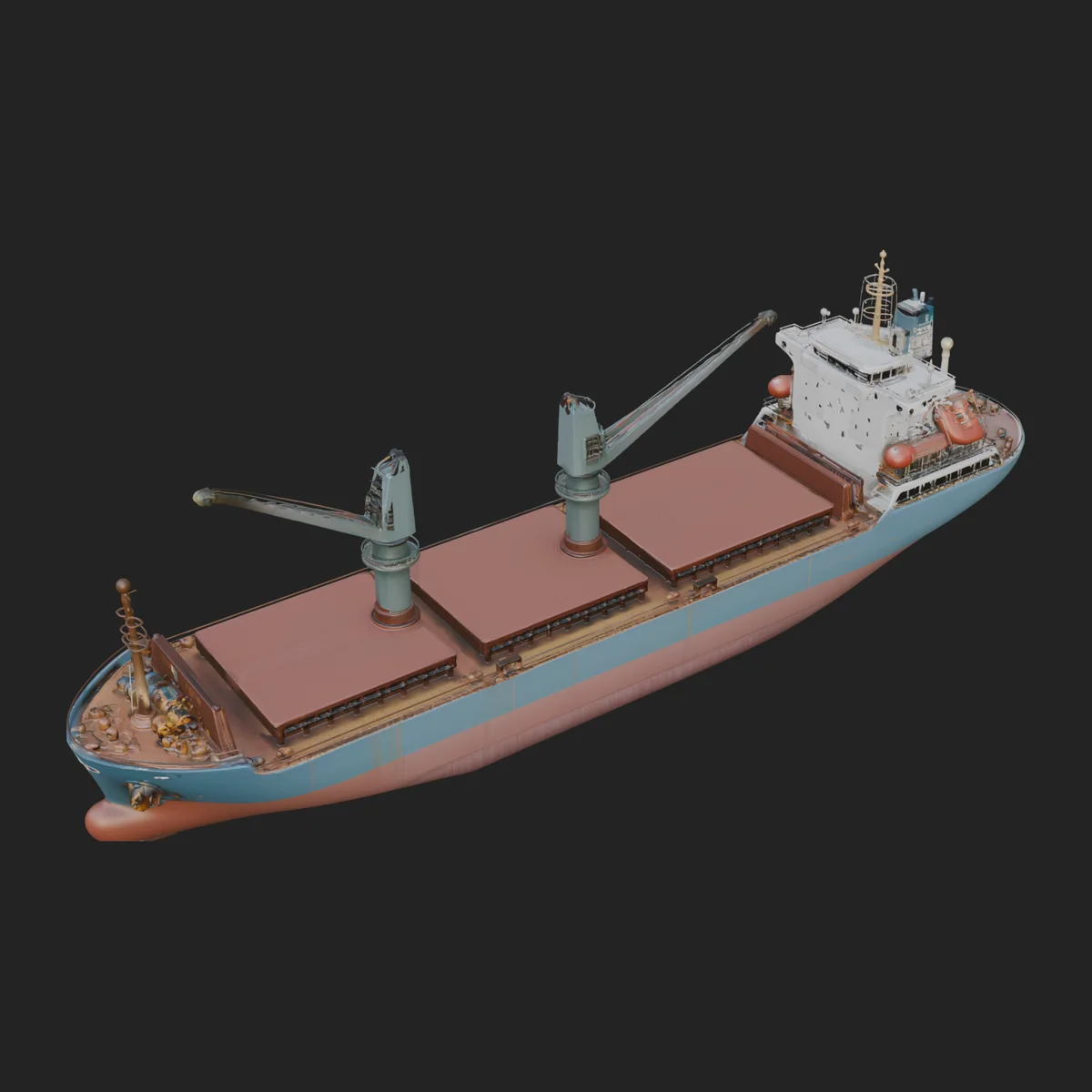 Bulk Carrier Ship Model Design 11