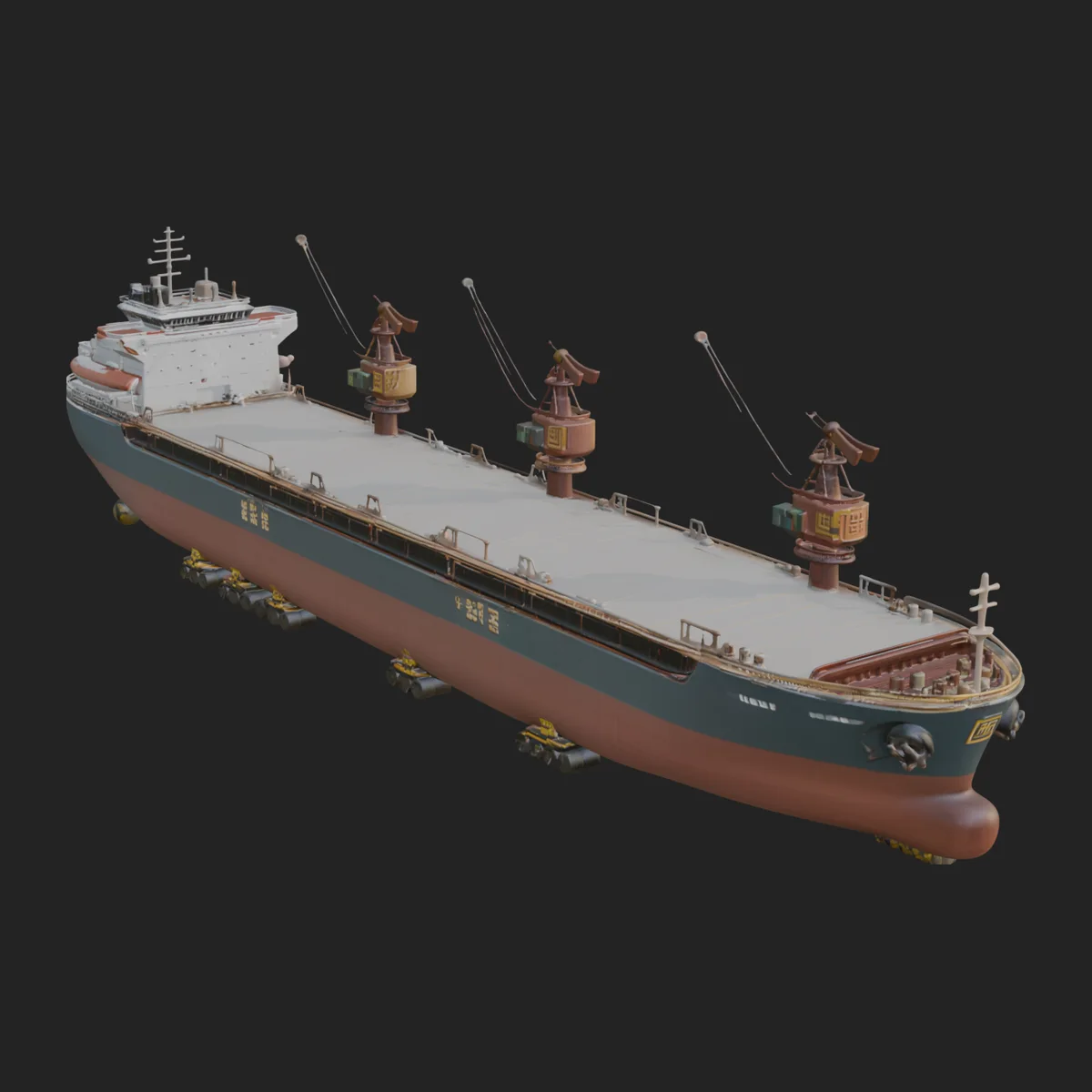 Bulk Carrier Ship Model Design 12