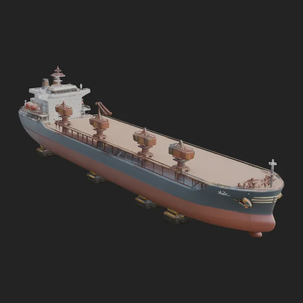 Bulk Carrier Ship Model Design 2