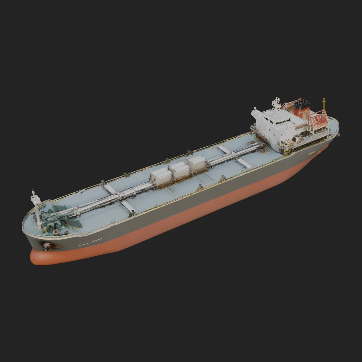 Bulk Carrier Ship Model Design 8