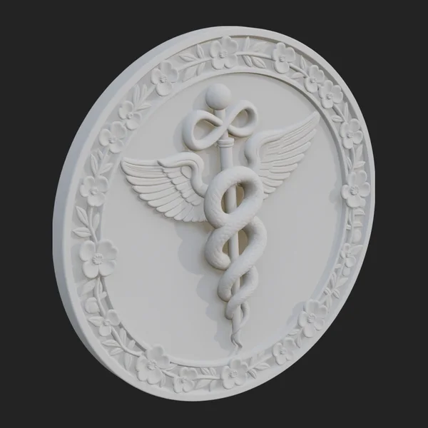 Caduceus Medical Wall Plaque Design 5