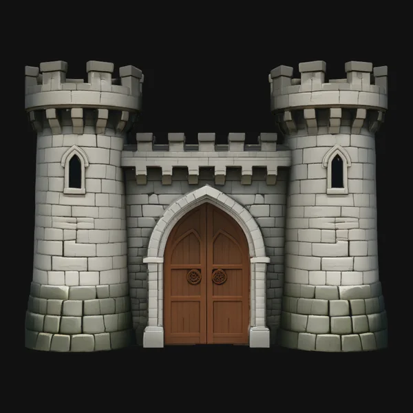 Castle Gatehouse Model Design 1