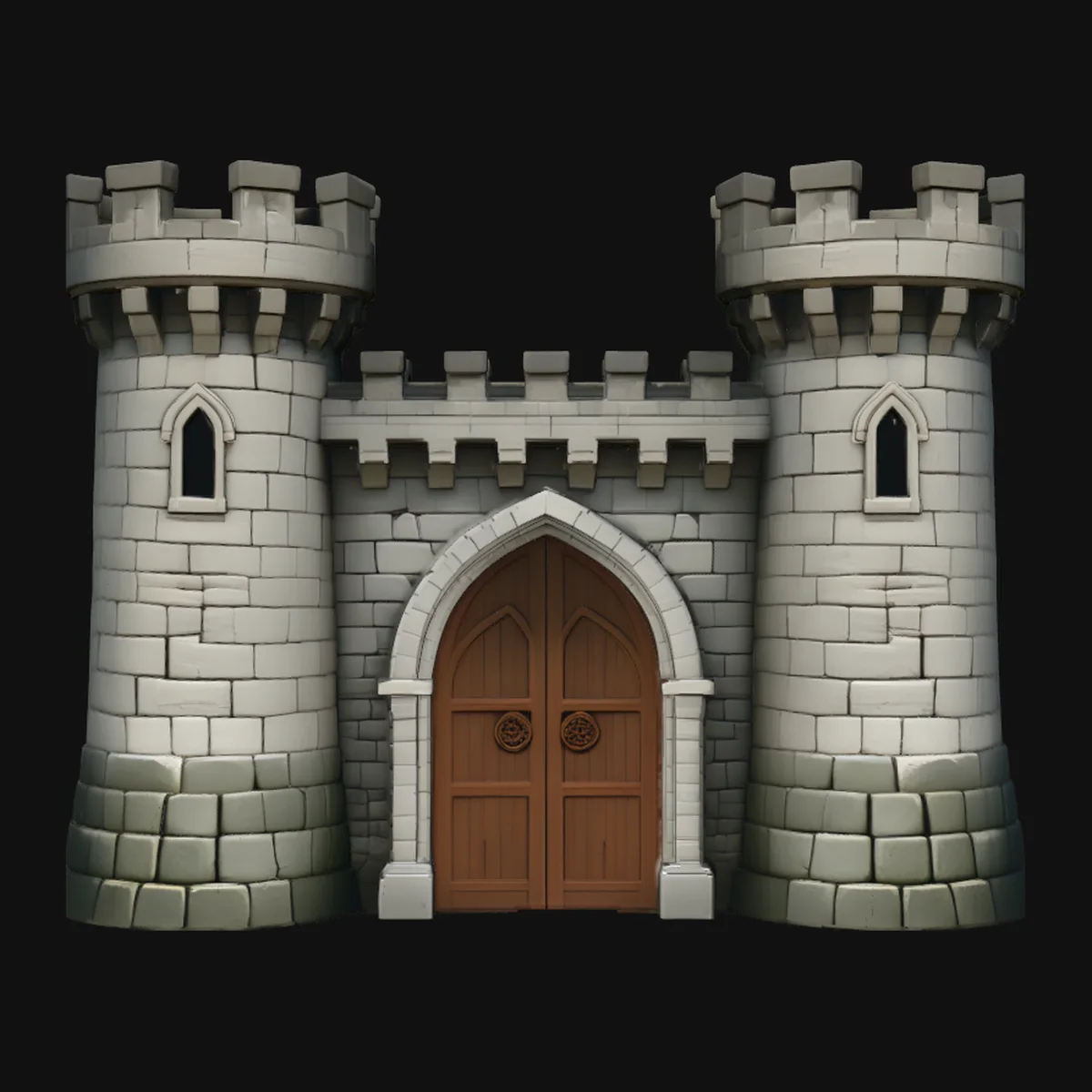 Castle Gatehouse Model Design 1