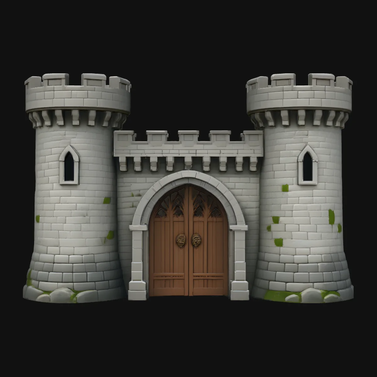 Castle Gatehouse Model Design 2