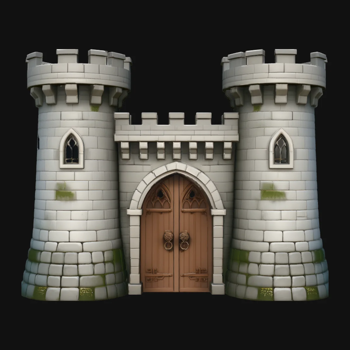 Castle Gatehouse Model Design 3