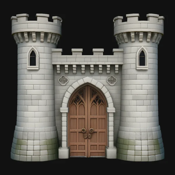 Castle Gatehouse Model Design 4