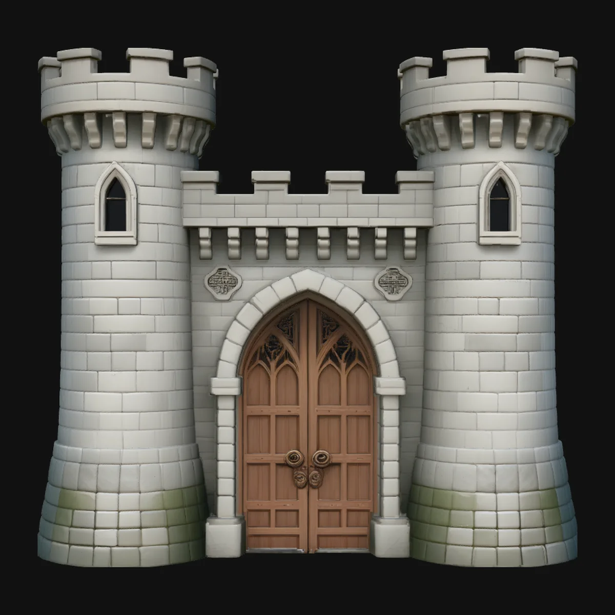 Castle Gatehouse Model Design 4
