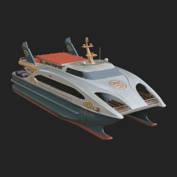 Catamaran Yacht Model Design 1