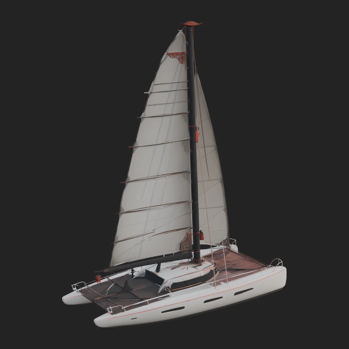Catamaran Yacht Model Design 18