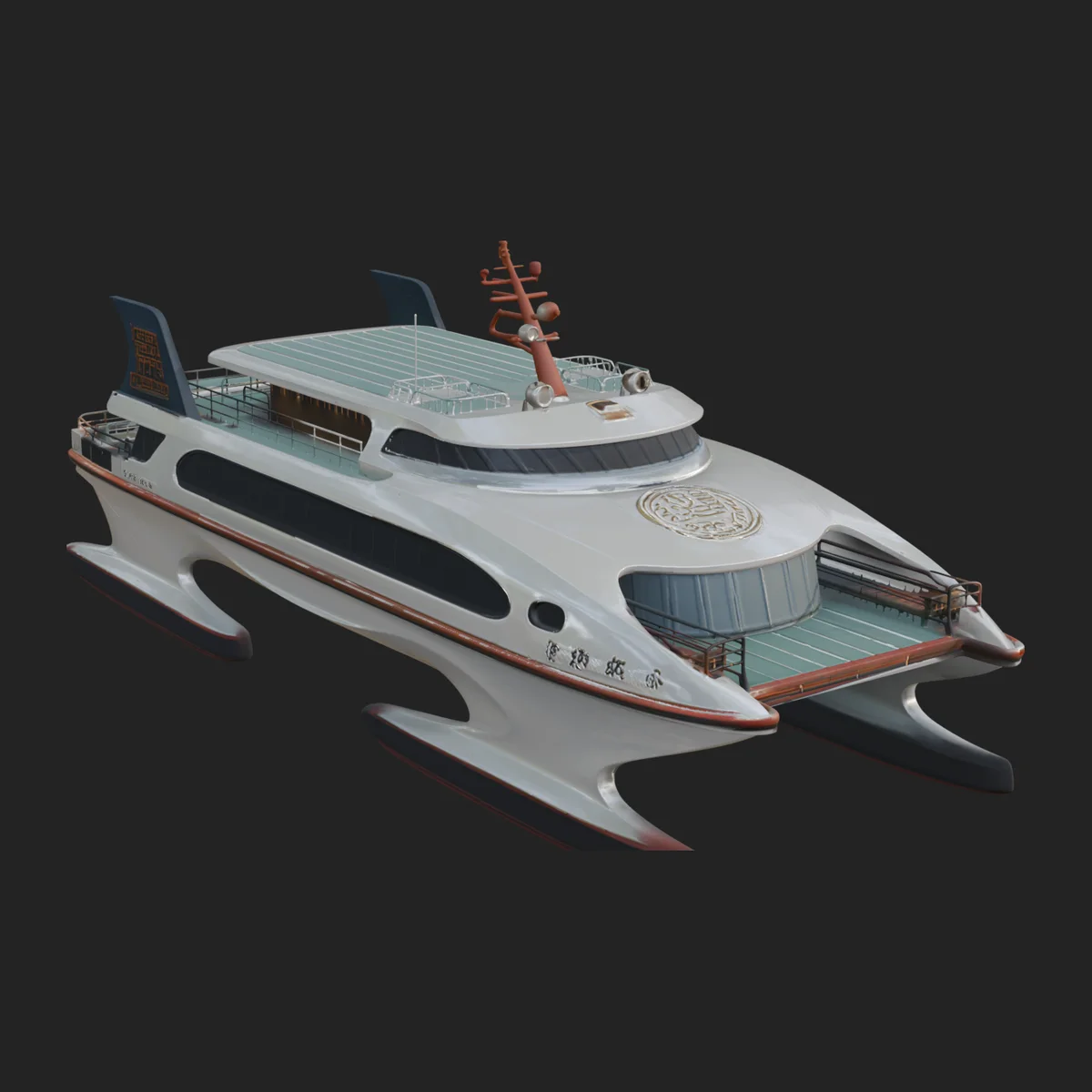 Catamaran Yacht Model Design 3