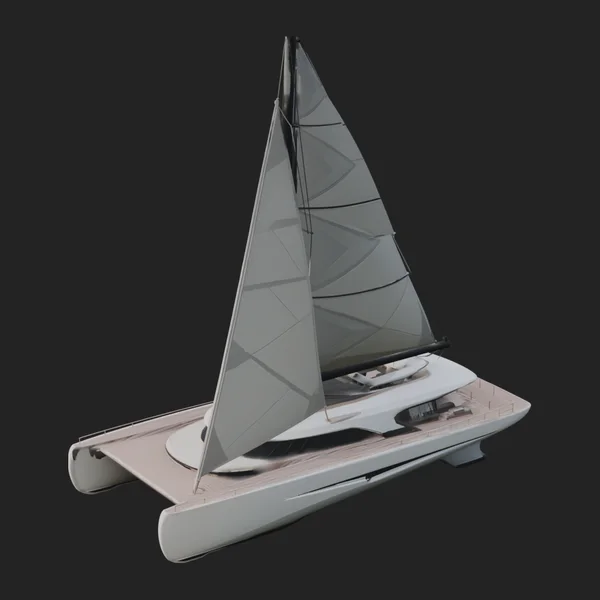 Catamaran Yacht Model Design 6