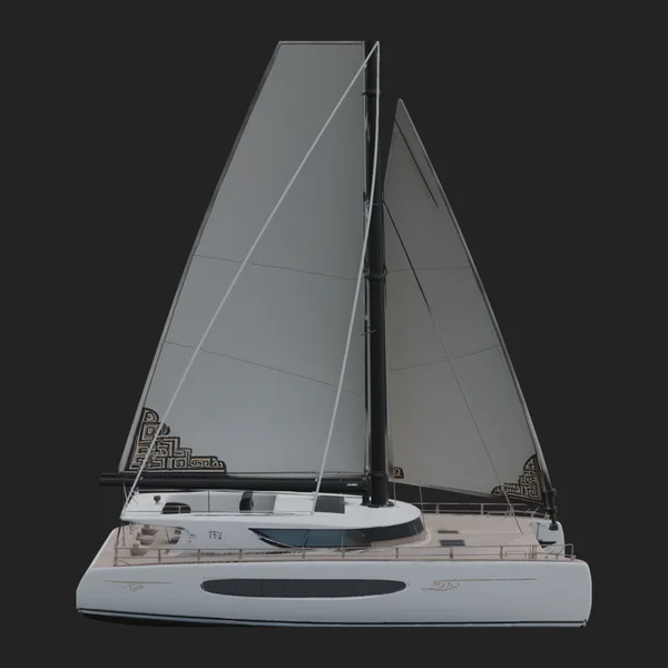 Catamaran Yacht Model Design 7