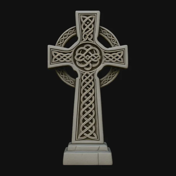 Celtic Cross Statue Design 1